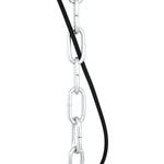 Suspension Bikkel III Acier / Verre - 1 ampoule - Noir