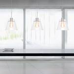 Hanglamp Glass Cloak I transparant glas/staal - 3 lichtbronnen