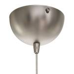 Hanglamp Lotus III transparant glas/staal - 1 lichtbron - Zilver - Diameter: 25 cm