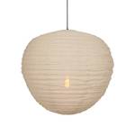 Hanglamp Bangalore II textielmix/ijzer - 1 lichtbron - Beige