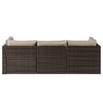 Gruppo lounge Paradise Lounge I, 5 pezzi Polyrattan/Nylon - marrone/beige