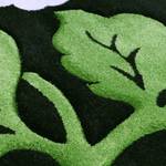 Laagpolig vloerkleed Florida Grow geweven stof - Zwart/groen - 160 x 230 cm