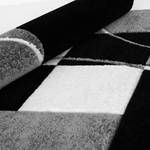 Laagpolig vloerkleed Florida Prada geweven stof - grijs/wit - 200 x 290 cm