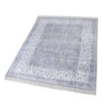 Laagpolig vloerkleed Caimas Chic geweven stof - blauwgrijs - 80 x 150 cm