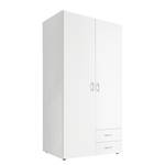 Armoire Beverce Blanc - Blanc - 2 porte