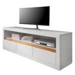 Tv-meubel Maceio II massief grenenhout - Pijnboomhout wit