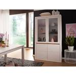 Armoire vitrine Maceio II Pin massif - Pin blanc