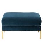 Hocker Borlo Samt - Marineblau - Marineblau