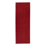 Tapis de couloir Pure Tissu mélangé - Rouge - 80 x 400 cm
