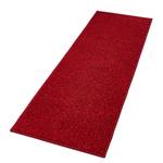 Tapis de couloir Pure Tissu mélangé - Rouge - 80 x 400 cm