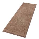 Tapis de couloir Pure Tissu mélangé - Marron clair - 80 x 300 cm