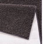 Laagpolig vloerkleed Pure textielmix - Antraciet - 80 x 150 cm