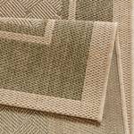 Laagpolig vloerkleed Classy textielmix - Lindegroen - 120 x 170 cm