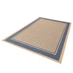 Laagpolig vloerkleed Classy textielmix - Blauw - 80 x 150 cm