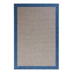 Laagpolig vloerkleed Simple textielmix - Blauw - 200 x 290 cm