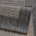 Laagpolig vloerkleed Simple textielmix - Grijs - 200 x 290 cm