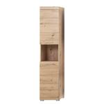 Hoge kast Amanda I Knoestige eikenhouten look