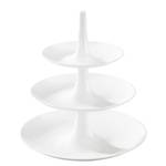 Présentoir à gâteaux Babell Big Matière plastique - Blanc - Diamètre : 31 cm