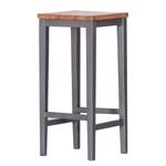 Tabouret de bar Linx Marron - Bois massif - 35 x 75 x 35 cm