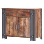 Commode Linx II Marron - Bois massif - 100 x 80 x 45 cm