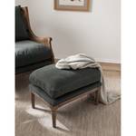 Repose-pieds Derventa Tissu - Gris foncé