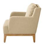 Fauteuil Niebla geweven stof - beige