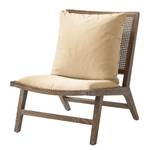 Fauteuil Asilo geweven stof - beige