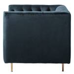 Fauteuil Reynella Velours - Bleu marine