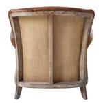 Fauteuil Aleixo echt leer - bruin