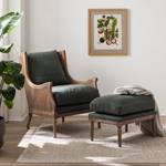 Fauteuil Derventa geweven stof - donkergrijs