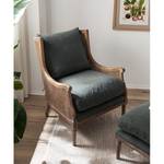 Fauteuil Derventa geweven stof - donkergrijs