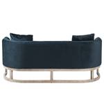 Sofa Drysdale (3-sitzer) Samt - Marineblau