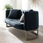 Sofa Drysdale (3-sitzer) Samt - Marineblau