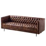 Sofa Reynella I (3-sitzer) Echtleder - Braun