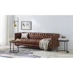 Sofa Reynella I (3-sitzer) Echtleder - Braun