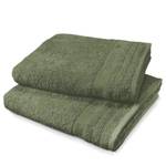 Serviette de bain Brockman Coton - Vert olive - Vert olive