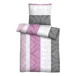 Parure de lit Hanwood Polyester - Gris / Fuchsia - Fuchsia