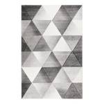 Laagpolig vloerkleed Lighthouse geweven stof - Zwart/wit - 133 x 200 cm