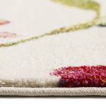 Laagpolig vloerkleed Summer Breeze geweven stof - Crèmekleurig/rood - 160 x 225 cm