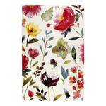 Kurzflorteppich Summer Breeze Webstoff - Creme / Rot - 120 x 170 cm