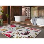 Kurzflorteppich Summer Breeze Webstoff - Creme / Rot - 120 x 170 cm