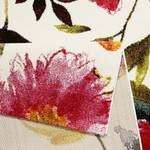 Laagpolig vloerkleed Summer Breeze geweven stof - Crèmekleurig/rood - 120 x 170 cm