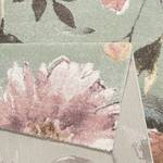 Laagpolig vloerkleed Summer Breeze geweven stof - Mintkleurig/wit - 80 x 150 cm