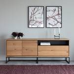 Sideboard Frahan I Wildeiche / Schwarz