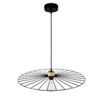 Suspension Antonella Noir - Métal - Bois massif - Hauteur : 110 cm