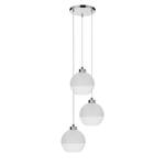 Hanglamp Fresh II melkglas/chroom - 3 lichtbronnen