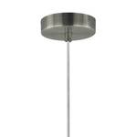 Hanglamp Asseto textielmix/staal - 1 lichtbron - Zwart