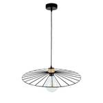 Suspension Antonella Noir - Métal - Bois massif - Hauteur : 110 cm