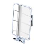 Miroir anti-buée Vacuum-Loc Quadro acrylonitrile-butadiène-styrène (ABS) - Chrome