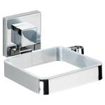 Porte sèche-cheveux Vacuum-Loc Quadro Acier inoxydable / ABS - Chrome